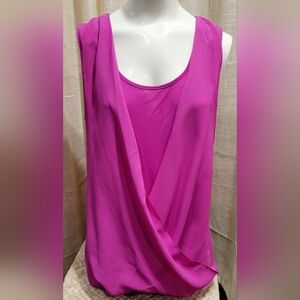 Ann Taylor Sleeveless Surplice Blouse/Shell